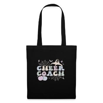 Cheer Coach Halloween Cheerleading Coach Cadeaux - Sac en tissu - noir - Devant