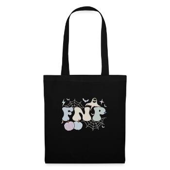 Family Nurse Practitioner Halloween FNP Gifts - Stoffbeutel - Schwarz - Vorne