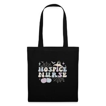 Infirmière en soins palliatifs Halloween Hospice Nursing Gifts - Sac en tissu - noir - Devant