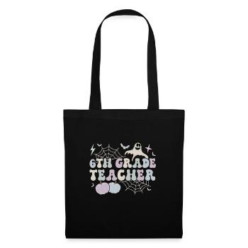 6th Grade Teacher Halloween Sixth Grade Crew - Tote Bag - black - Front