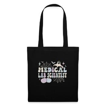 Scientifique de laboratoire médical Halloween Cadeau de laboratoire médical - Sac en tissu - noir - Devant
