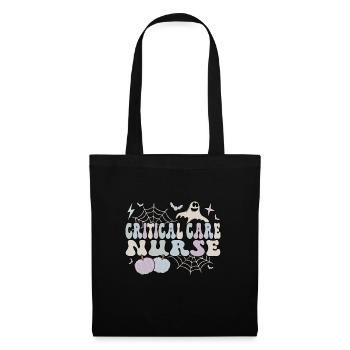 Infirmière en soins intensifs Cadeaux de soins intensifs d’Halloween - Sac en tissu - noir - Devant