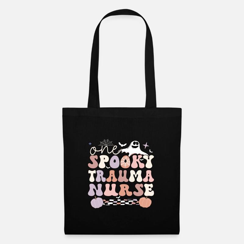 Trauma Nurse Halloween Emergency Trauma Nursing - Stoffbeutel - Schwarz