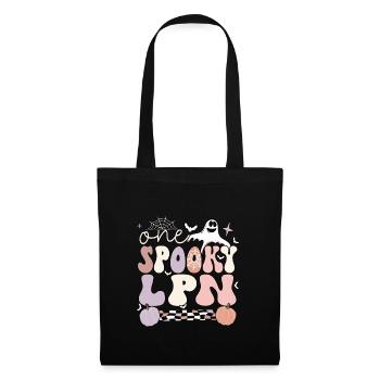 LPN Nurse Halloween Licensed Practical Nurse Gifts - Stoffbeutel - Schwarz - Vorne