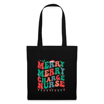 Charge Nurse Christmas Charge Nursing Xmas Gifts - Tote Bag - black - Front