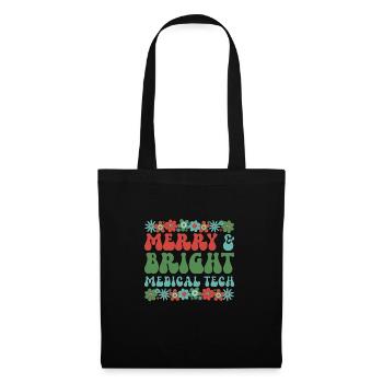 Technologie médicale Noël Med Lab Technologue Noël - Sac en tissu - noir - Devant