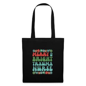 Trauma Nurse Christmas Trauma Nursing Xmas Gifts - Tote Bag - black - Front