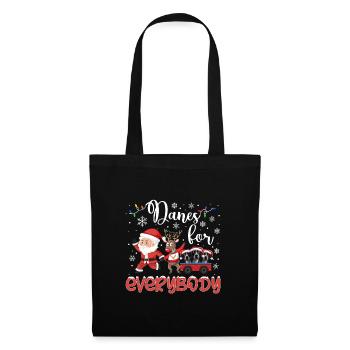 Great Dane Christmas Golden Dog Gift - Tote Bag - black - Front
