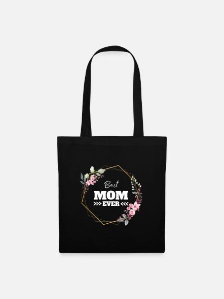 Beste Mutter Mama Geschenk - Stoffbeutel - Schwarz