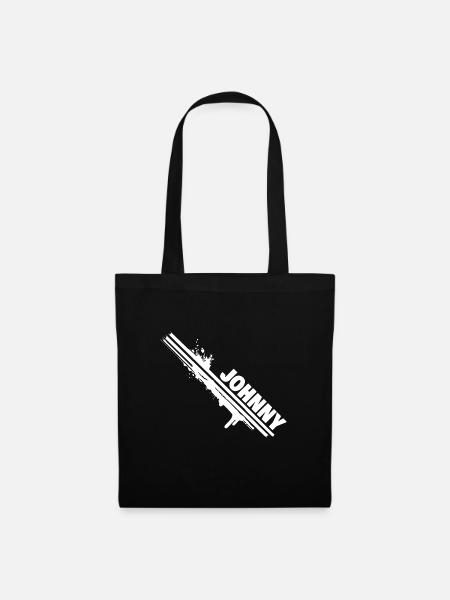 Cadeau pour Johnny - Sac en tissu - noir