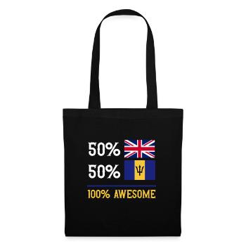 Drapeau de la Barbade Bayan barbadien - Sac en tissu - noir - Devant