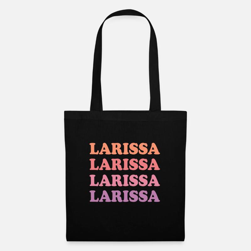 Larissa - Stoffbeutel - Schwarz