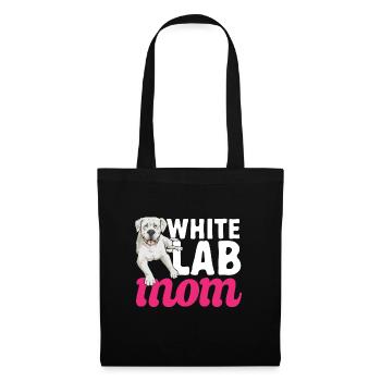 Labrador Retriever blanc Labrador Labrador blanc - Sac en tissu - noir - Devant
