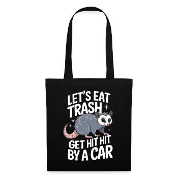 Opossum Possum Animal - Tote Bag - black - Front