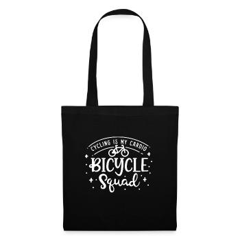 Bicycle Squad Mobilität Umwelt Radfahrer - Stoffbeutel - Schwarz - Vorne