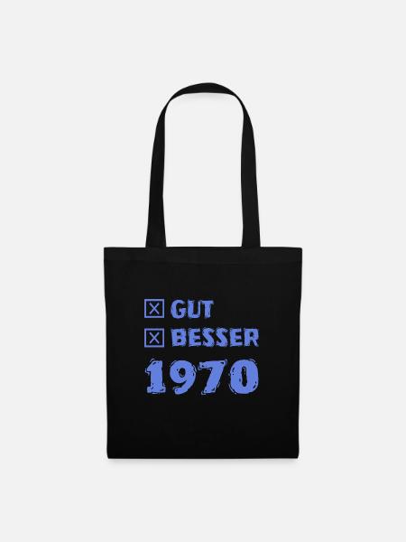 Besser 1970 - Stoffbeutel - Schwarz