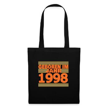 im 1998 - Stoffbeutel - Schwarz - Vorne