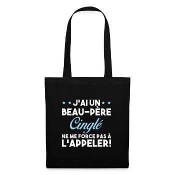 Beau Père Cinglé - Sac en tissu - noir - Devant