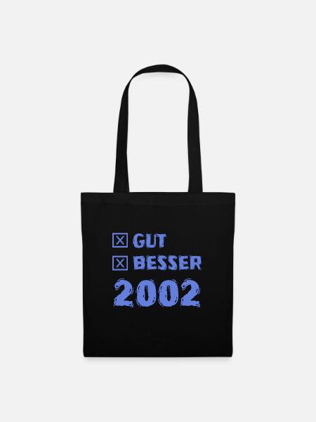 Besser 2002 - Stoffbeutel - Schwarz