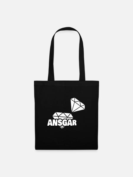 Kostbar Ansgar - Stoffbeutel - Schwarz