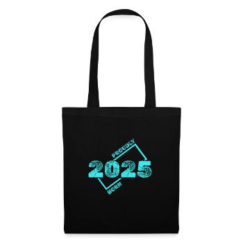 Geschenkidee 2025 - Stoffbeutel - Schwarz - Vorne