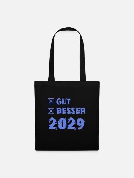 2029 - Stoffbeutel - Schwarz