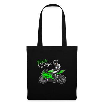 Motorcycle Lifestyle / Motorcycle / Motorcycle biker - Tote Bag - black - Front
