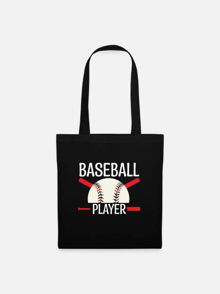 baseballspieler. Baseball-Trainer. - Stoffbeutel - Schwarz