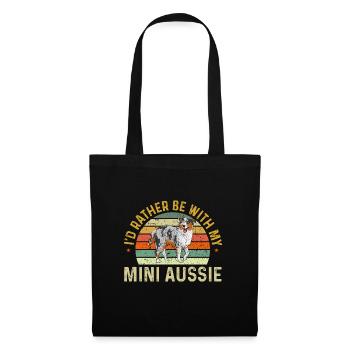 Miniature Australian Shepherd - Tote Bag - black - Front