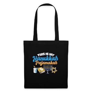 This Is My Hanukkah Pajamakah Jewish Matching - Tote Bag - black - Front