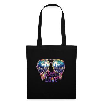 Voir avec amour l’égalité fierté Design - Sac en tissu - noir - Devant