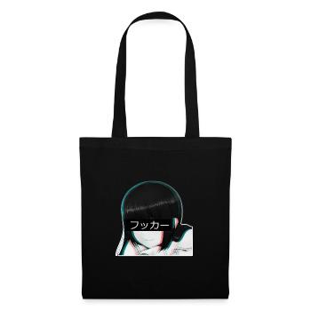 Manga Anime Japan Japanisch Hipster Trendy - Stoffbeutel - Schwarz - Vorne