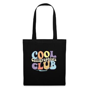 Club de calligraphie cool professionnel - Sac en tissu - noir - Devant