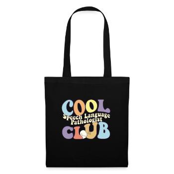 Cool Speech Language Pathologist Club SLP - Stoffbeutel - Schwarz - Vorne