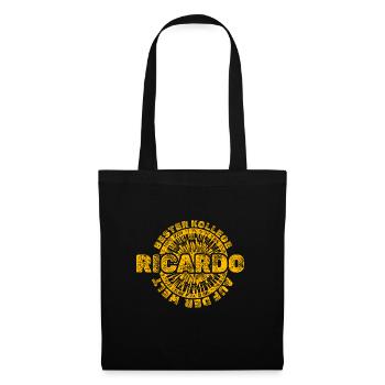Ricardo - Sac en tissu - noir - Devant