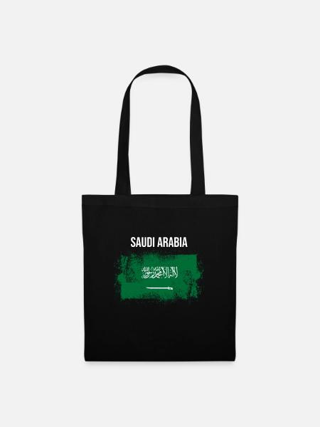 Saudi-Arabien - Stoffbeutel - Schwarz