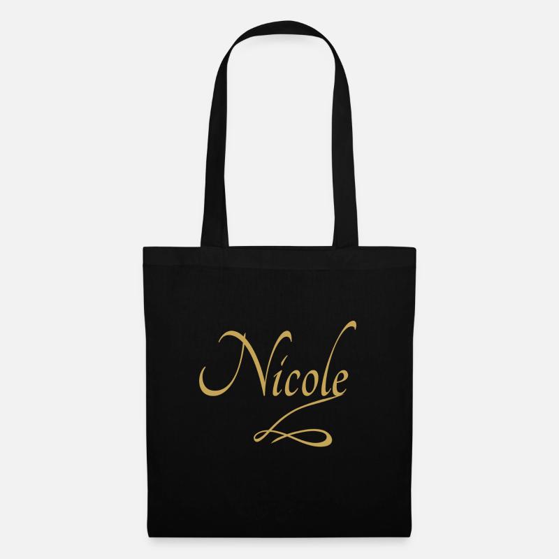 Nicole - Stoffbeutel - Schwarz