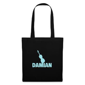Violin Damian - Tote Bag - black - Front