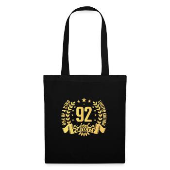 92 years birthday gift 92 years - Tote Bag - black - Front