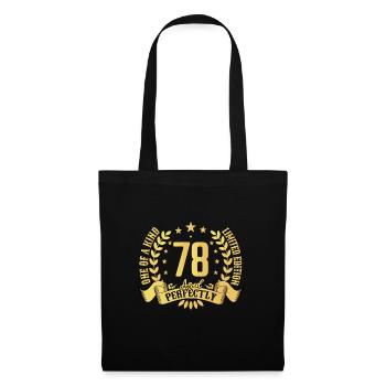 78 years birthday gift 78 years - Tote Bag - black - Front