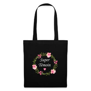 Super Témoin - Sac en tissu - noir - Devant