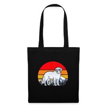 St. Bernard St. Bernard Dog Dog - Tote Bag - black - Front