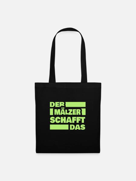 Arbeit Mälzer - Stoffbeutel - Schwarz