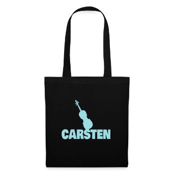Bratsche Carsten - Stoffbeutel - Schwarz - Vorne