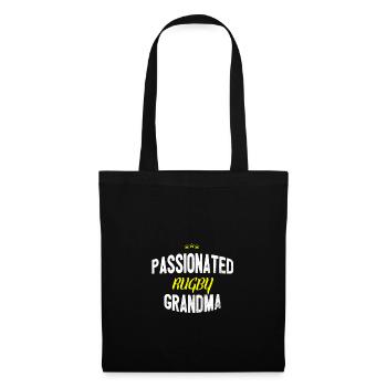 Distressed - RUGBY MAMIE Passionnée - Sac en tissu - noir - Devant
