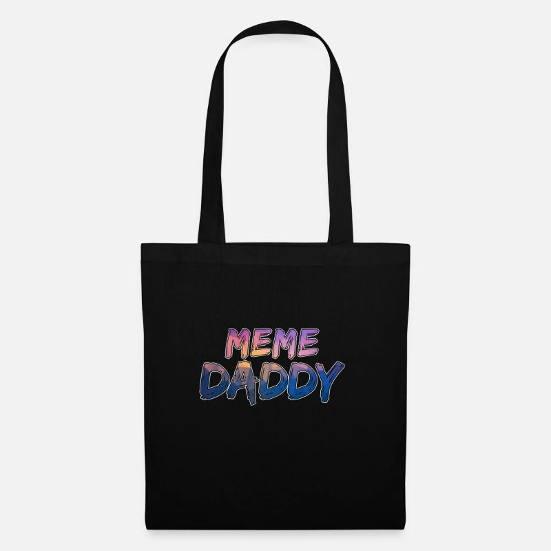 Colorful Meme Daddy - Stoffbeutel - Schwarz