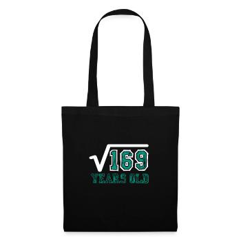 Square Root of 169 Tee Shirt 13th Birthday - Tote Bag - black - Front