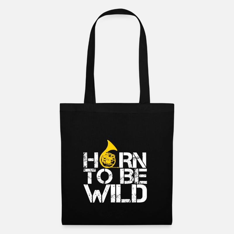 HORN TO BE WILD - Stoffbeutel - Schwarz