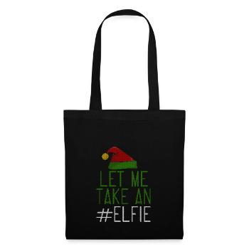 Let Me Take On Elfie laid style - Sac en tissu - noir - Devant