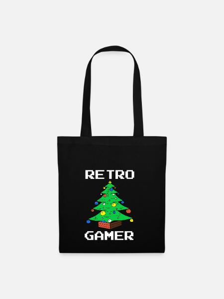 Retro Gamer - Stoffbeutel - Schwarz